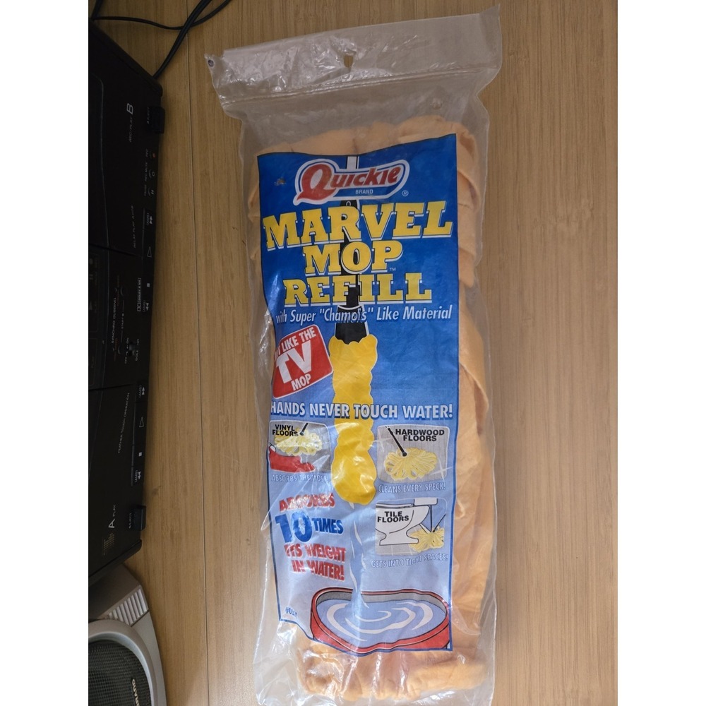 Quickie‎ Marvel Mop Refill  Chamois-Like Material *NEW*